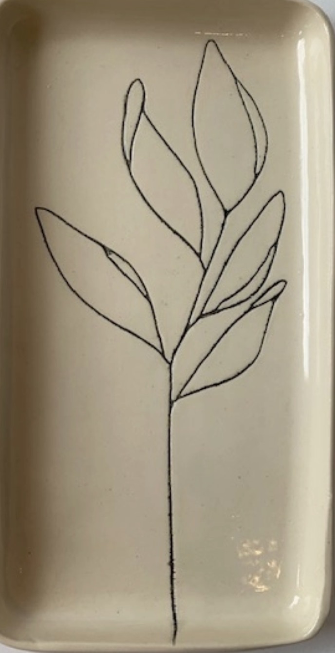 Botanical Catch-All Tray – Bay Sprig