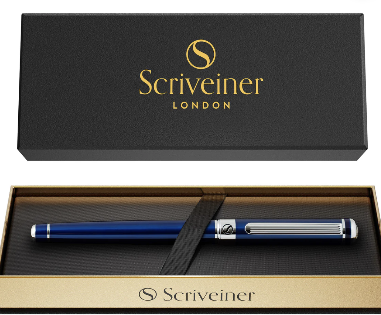 Scriveiner Midnight Blue Rollerball Pen - Image 2